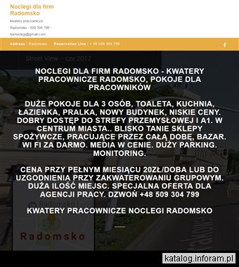 Kwatery dla pracowników Radomsko