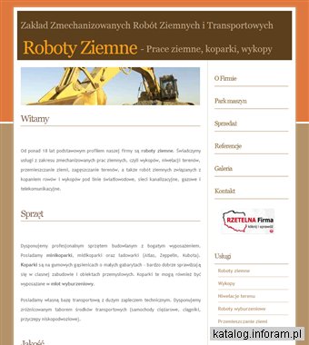ZZRZiT - Roboty ziemne, wykopy, koparki i ładowarki