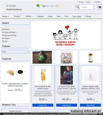 Sklep Ekologiczny - RodzinaEko.pl