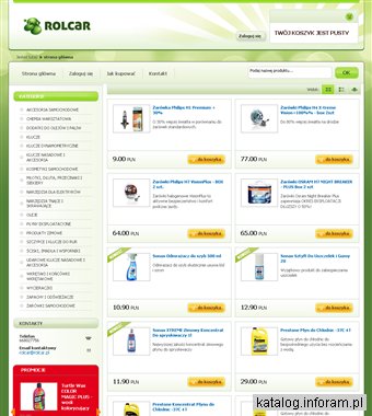 Rolcar.pl - oleje samochodowe, autokosmetyki