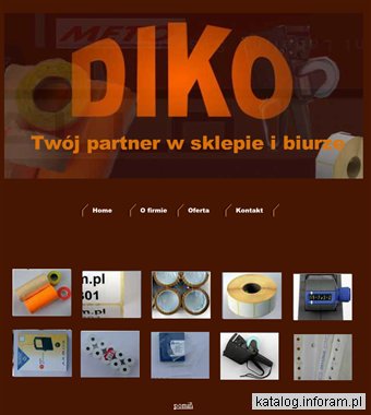 Diko etykiety rolki kasowe