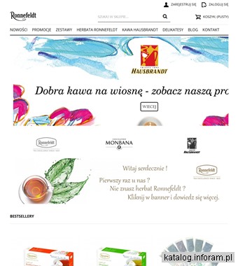 Ronnefeldt-sklep.pl - sklep internetowy z herbatą