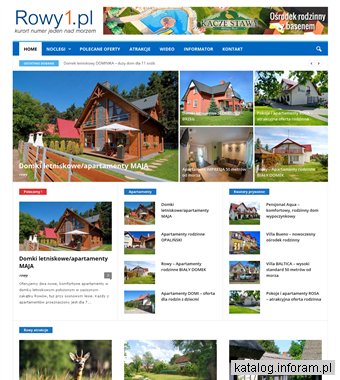 Rowy domki letniskowe, apartamenty, noclegi, pokoje w Rowach