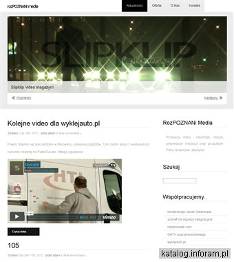 Wideofilmowanie poznań