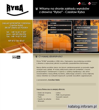 Zakład Wyrobów z Drewna RYBA - Czesław Ryba - Ołpiny