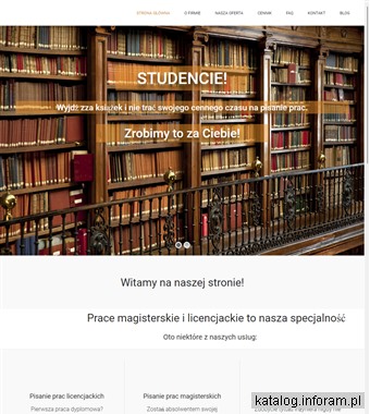 Profesjonalne wzory prac dyplomowych na zamówienie