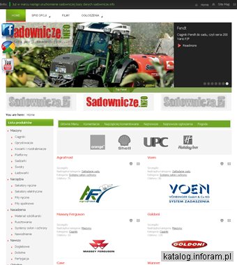 Sadownicze.info - spis produktów i usług dla sadownictwa