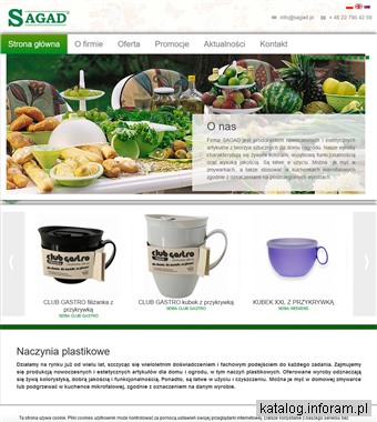 Producent naczyń plastikowych  - sagad.pl