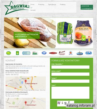 Hurtownia artykułów mrożonych i czerniny Sagwiaz