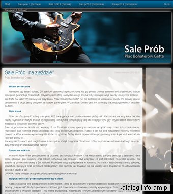 Salki prób - Na zjeździe