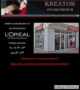Salon fryzjerski Kraków