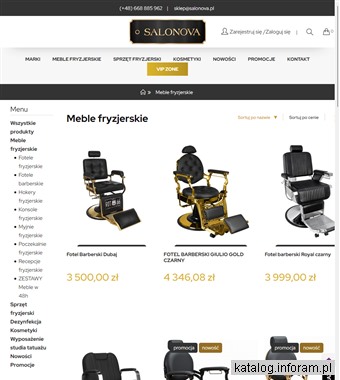 Hurtownia barberska - salonova.pl