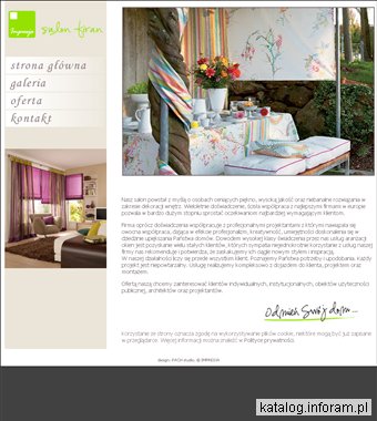 IMPRESJA. SALON FIRAN firany Szczecin