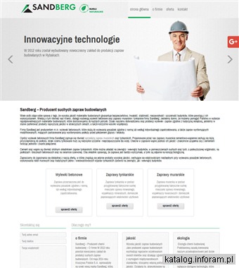 SANDBERG sprzedaż chemii budowlanej