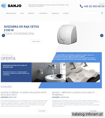 Sanjo hotelowe suszarki do włosów