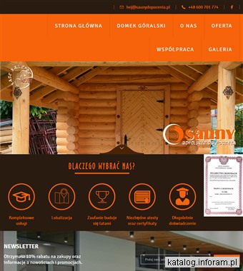 Producent saun fińskich