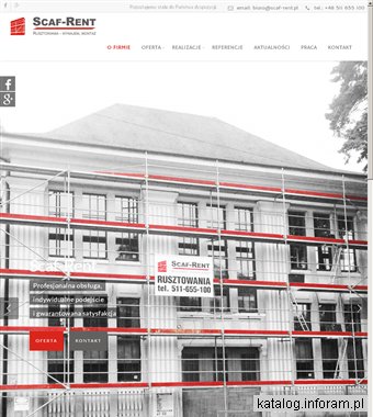 Rusztowania elewacyjne Szczecin - scaf-rent.pl