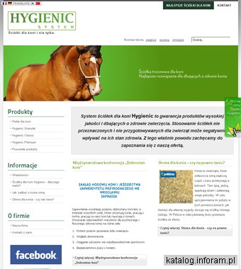 Ściółka dla koni - Hygienic