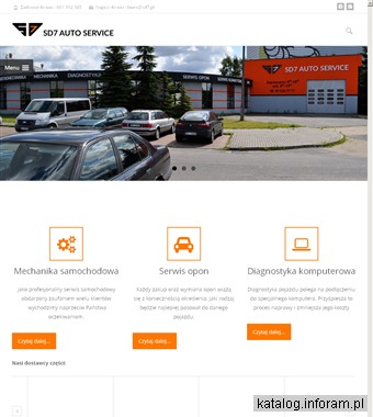 SD7 stacja kontroli pojazdów Olsztyn