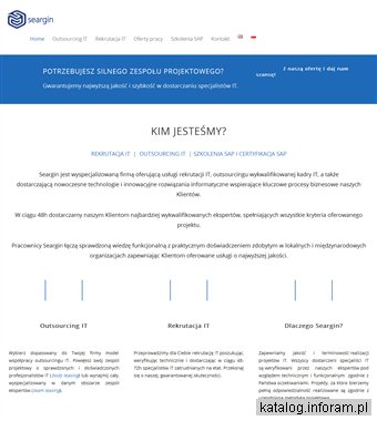 Rekrutacja IT - Outsourcing IT - Praca IT - Seargin