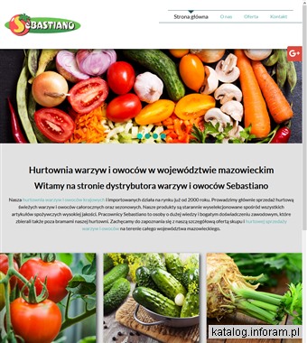 SEBASTIANO hurtownia warzyw sezonowych mazowieckie