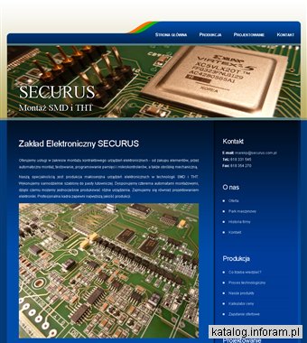SECURUS produkcja elektroniki