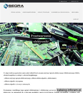 Odbiór zużytego sprzętu elektronicznego w Lublinie - segra.com.pl