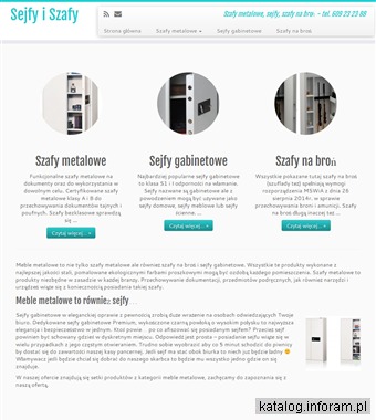 Szafy metalowe, szafy na broń