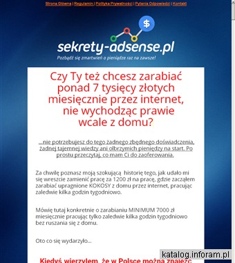 Zarabianie na reklamach Google AdSense