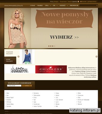 Sklep internetowy Seksowna Bielizna - bielizna online dla Ciebie