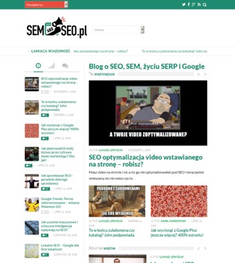 Semandseo.pl - Aktualności ze świata SEO i Google