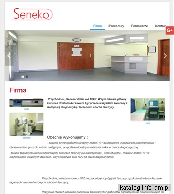 www.seneko-med.pl badanie scyntygraficzne