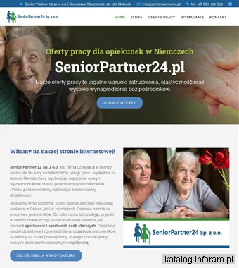 Oferty pracy dla opiekunek - Seniorpartner24