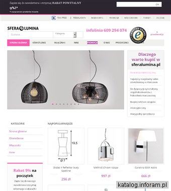 Sferalumina – artykuły oświetleniowe