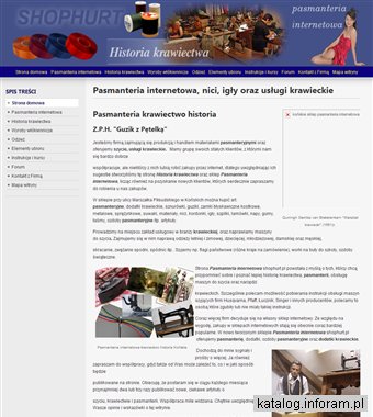 Pasmanteria usługi krawieckie