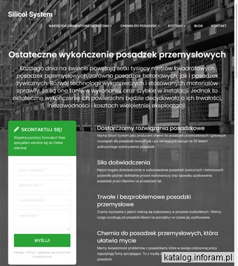 Chemia do posadzek - silicolsystem.pl