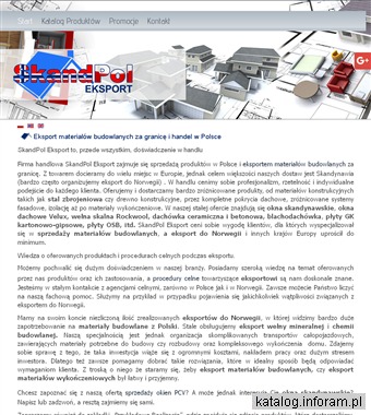 SKANDPOL sprzedaż materiałów budowlanych