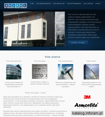 Folie okienne skirol