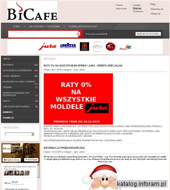 BICAFE sprzedaż ekspresów do kawy Swarzędz