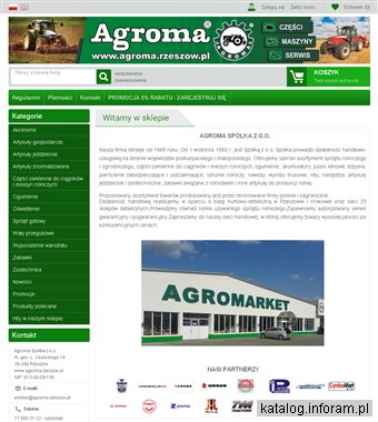 Agroma Rzeszów - części do ciągników i maszyn rolniczych