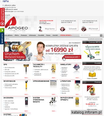Apogeo - sklep geodezyjny