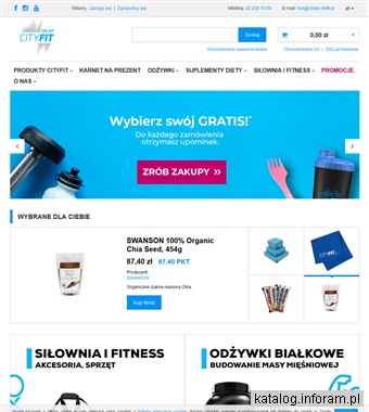 Sklep CityFit - sprzęt do ćwiczeń, batony proteinowe, białko po treningu