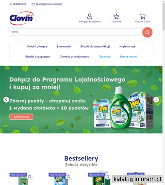 Sklep ze środkami czystości - sklep.clovin.com.pl