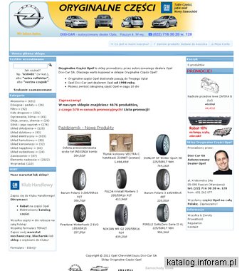 Części Opel - sklep Dixi-Car