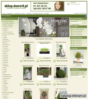 Donwil - Sztuczne drzewa – Sztuczne Rośliny