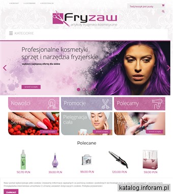 Sklep fryzjerski i kosmetyczny - Sklep.Fryzaw.pl