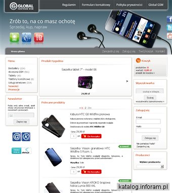 GlobalGSM - akcesoria GSM, wysyłka GRATIS