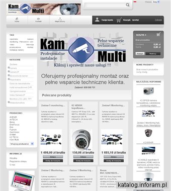 Kam Multi - monitoring, kamery, rejestratory, instalacja, doradztwo