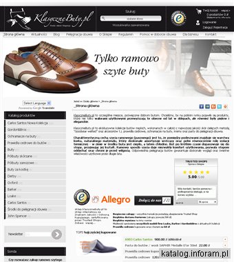 Sklep.klasycznebuty.pl - buty do garnituru i nie tylko