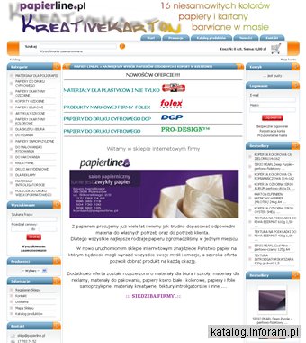 Papierline papiery i koperty ozdobne w Rzeszowie